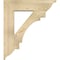 Ekena Millwork Merced Traditional Rough Sawn Bracket w/ Offset Brace, Douglas Fir, 8"W x 30"D x 34"H BKT0806X30X34MRC01RDF - alternate 3